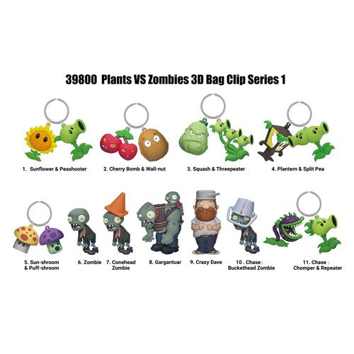 Bag Clip | Plants vs. Zombies Bag Clips Monogram