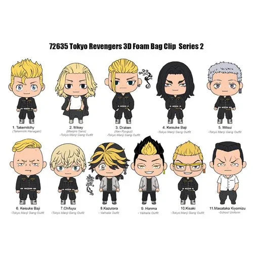 Bag Clip | Tokyo Revengers | Series 2 Bag Clips Monogram