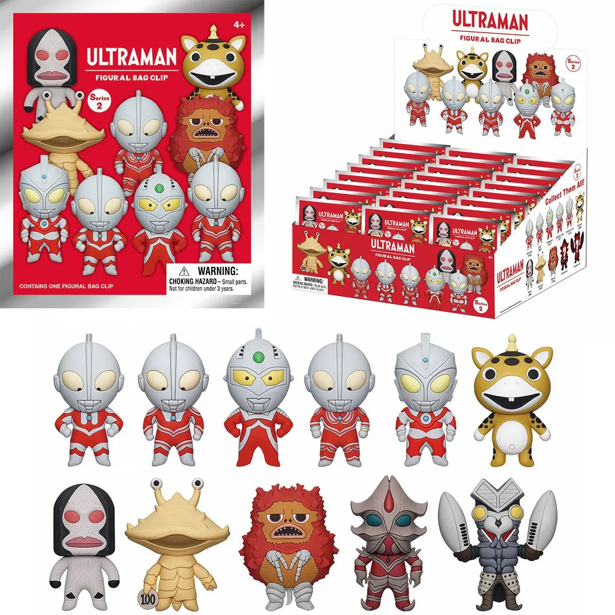 Bag Clip | Ultraman Classic | Series 2 Bag Clips Monogram