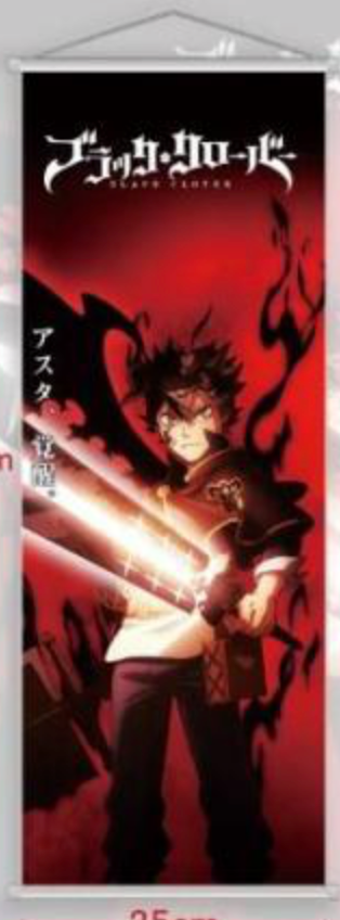 Wall Scroll | Black Clover | Asta