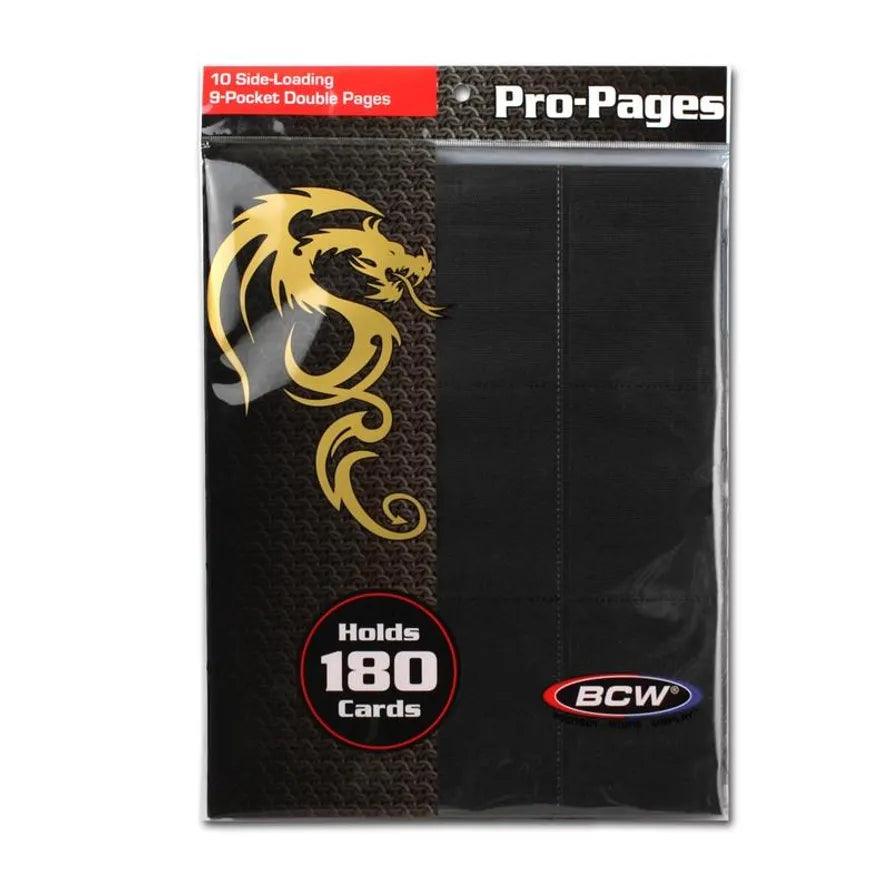 BCW Side Loading 18-Pocket Pro Pages - Anime Island CA