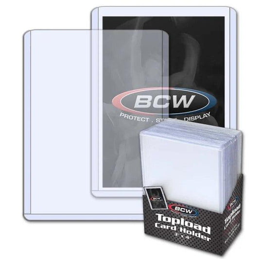 BCW Topload Card Holder | Standard 3 x 4 | Pack of 25 - Anime Island CA