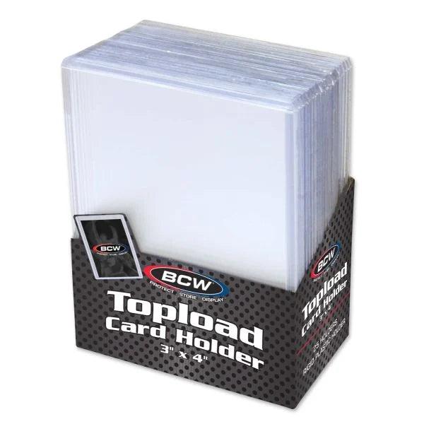 BCW Topload Card Holder | Standard 3 x 4 | Pack of 25 - Anime Island CA