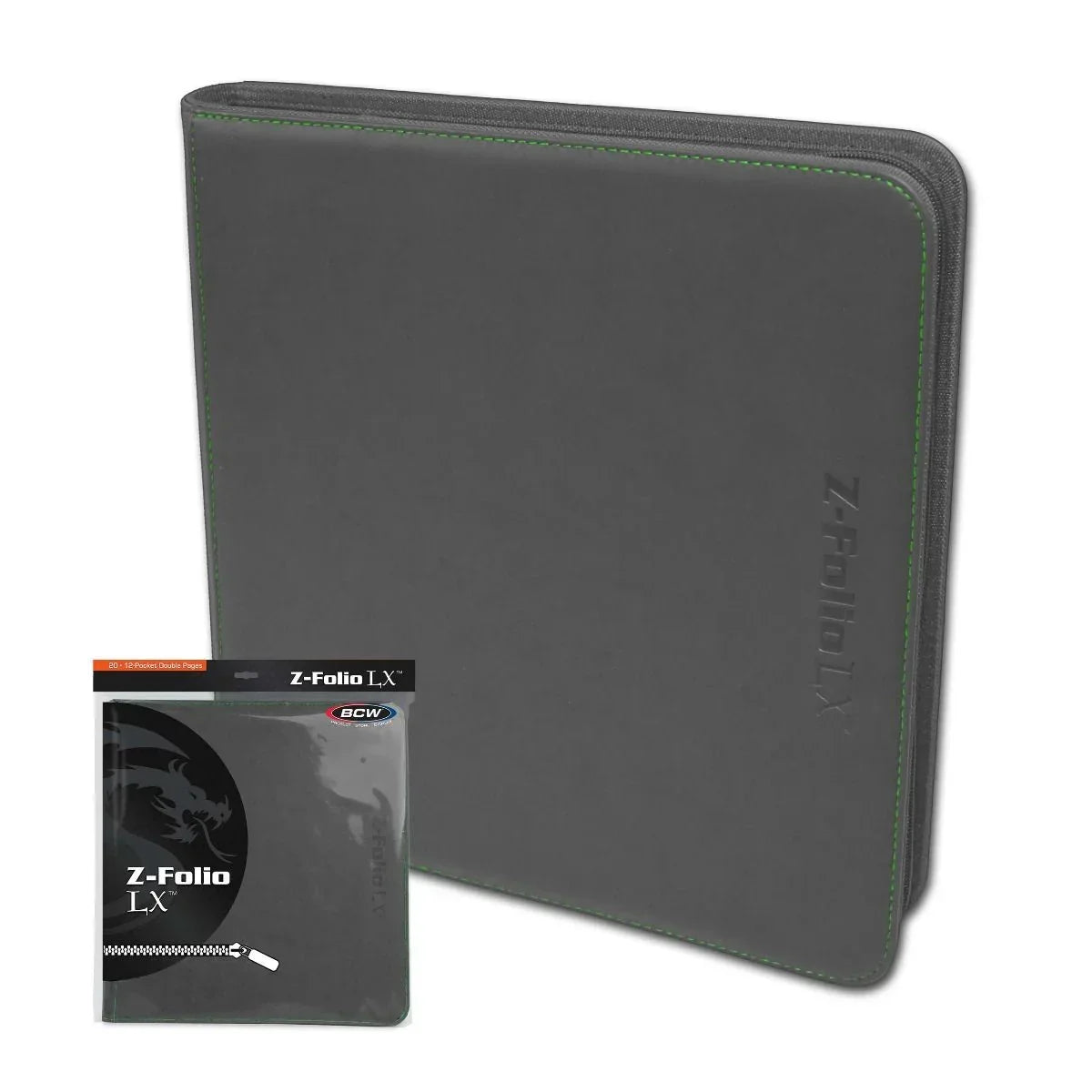 Binder | 12-Pocket Zip | BCW | Z-Folio LX (see variants) Card Storage BCW