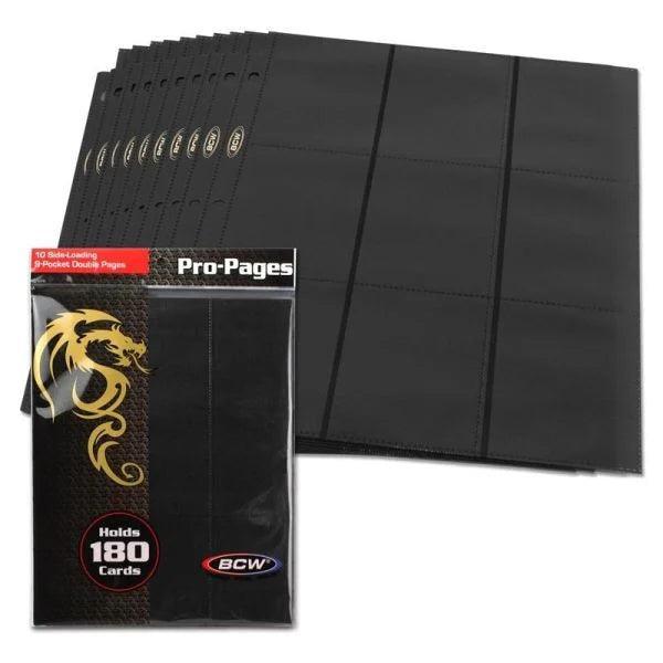 Binder | Card Pages | 18-Pocket | Side Loading | BCW (see variants) Card Storage BCW