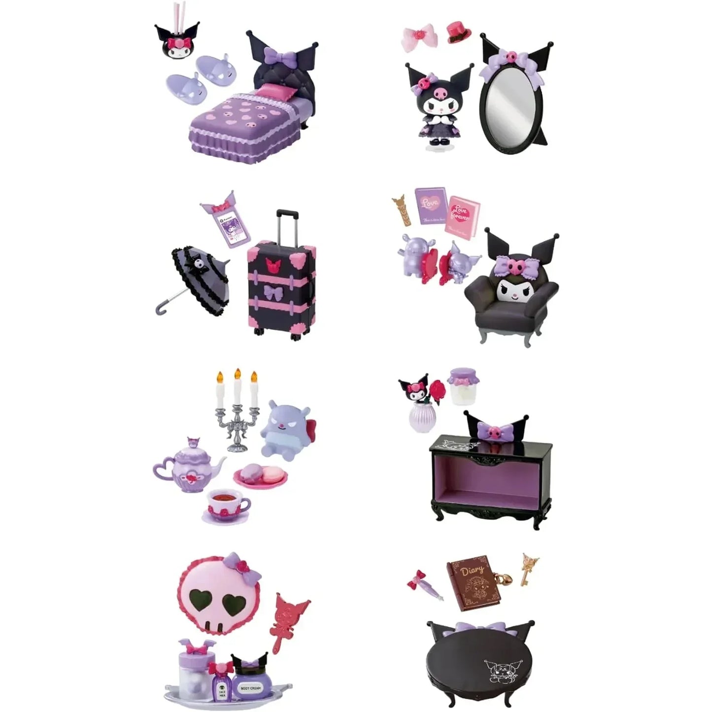 Blind Box | Sanrio | Kuromi's Gothic Room | Re-Ment Blind Box Re-Ment