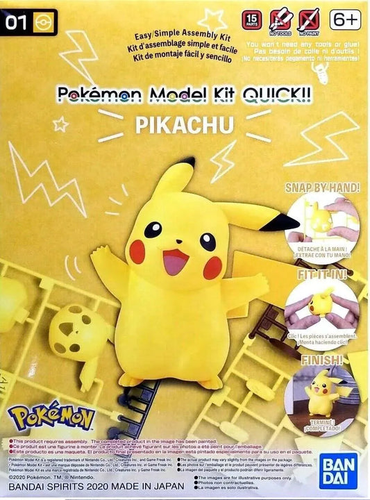 Model Kit | Pokémon | Plamo Collection QUICK!! (See Variants) | Bandai Hobby - Pokepla