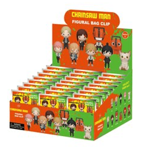 Bundle | 3D Foam Bag Clip | Sealed Display Box of 24 | Chainsaw Man - Anime Island CA