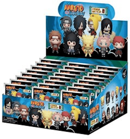 Bundle | 3D Foam Bag Clip | Sealed Display Box of 24 | Naruto Series 6 - Anime Island CA