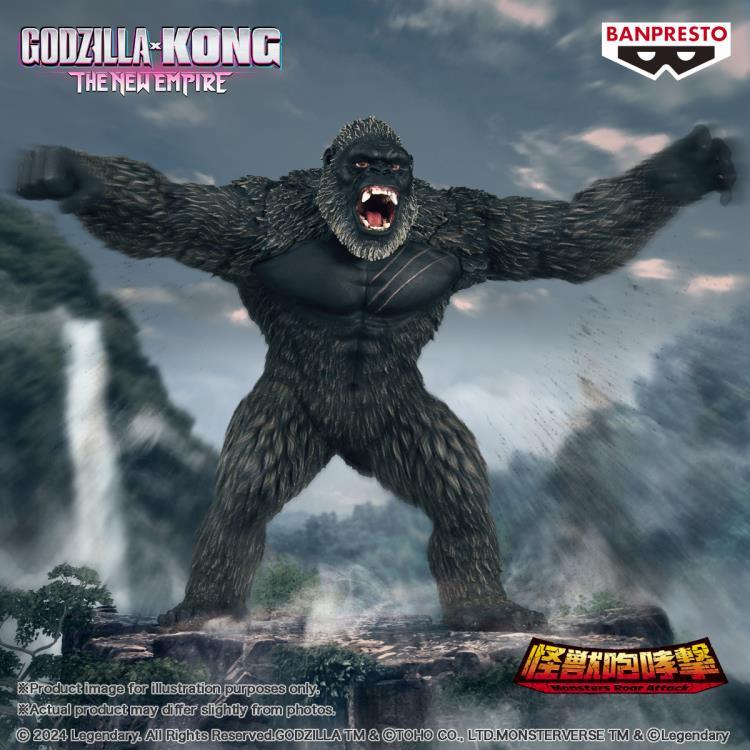 Figure | Godzilla x Kong: New Empire | Kong Monsters Roar Attack Figure Figure Banpresto