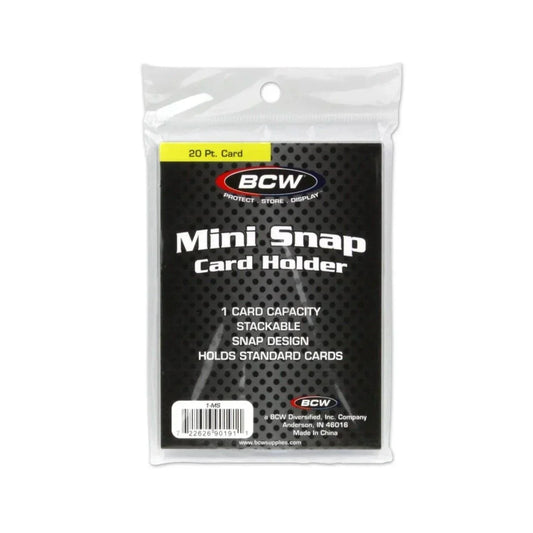 Card Holder | Mini Snap (see variants) Card Accessories BCW | Ultra Pro