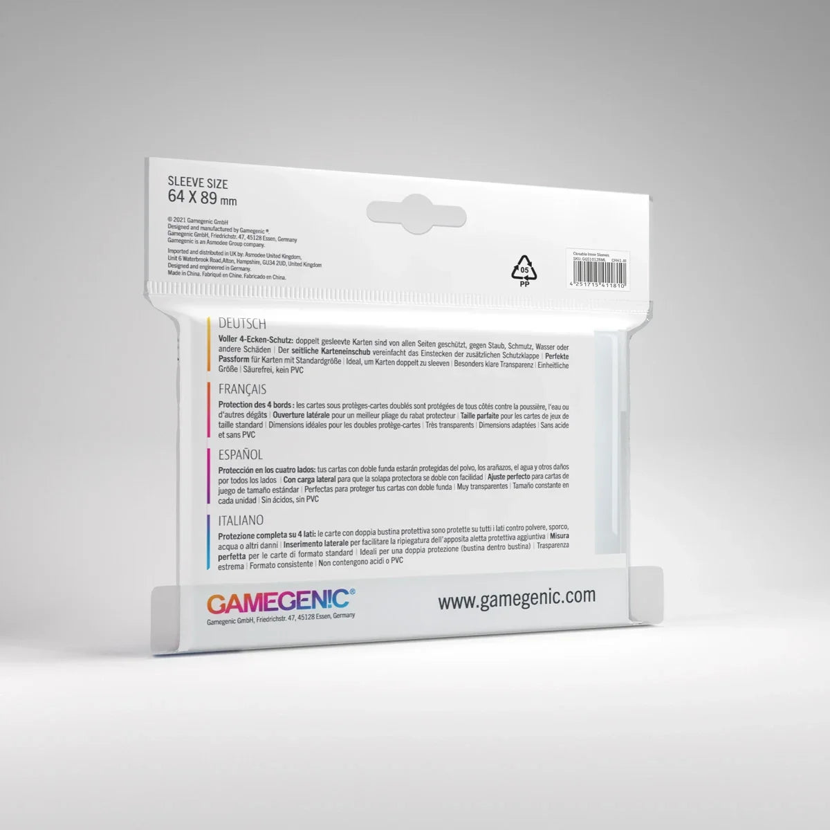 Card Sleeves | Standard | Inner / Perfect Fit (see variants) Card Sleeves Multiple