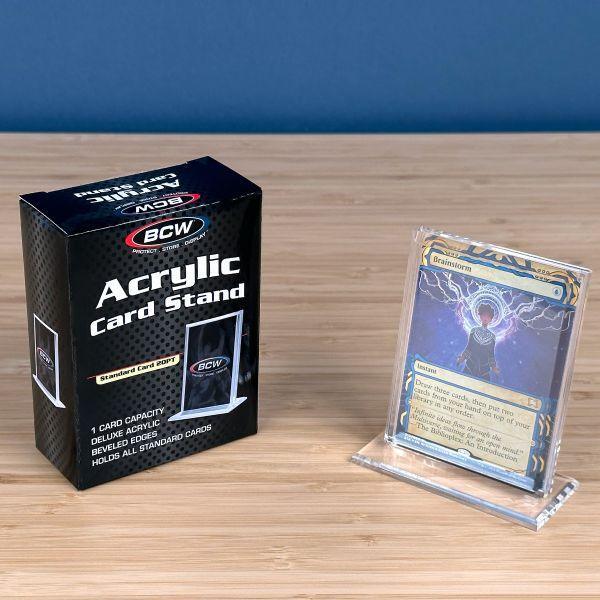 Card Stand | Acrylic | Vertical | BCW Card Display BCW