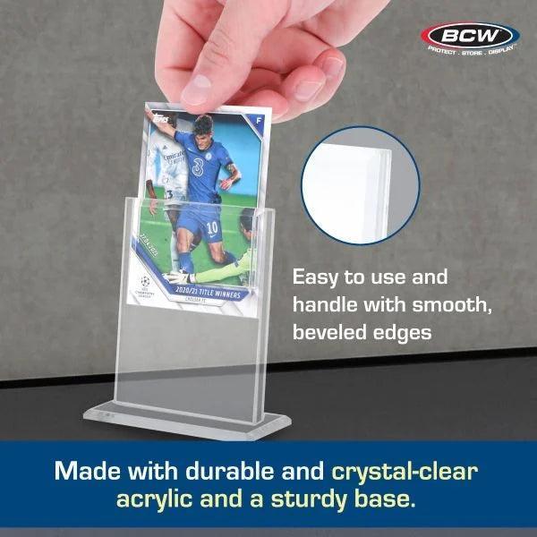 Card Stand | Acrylic | Vertical | BCW Card Display BCW