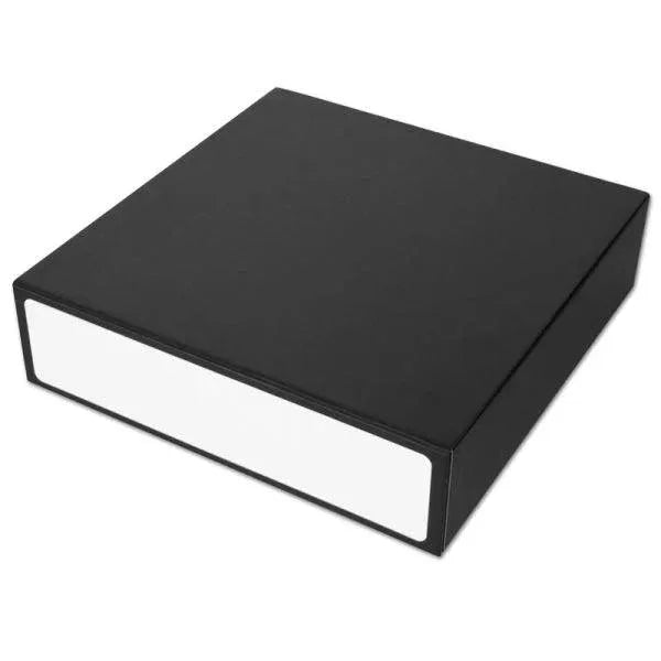 Card Storage | Box | 3 Row Game | Black with White | BCW Card Storage BCW