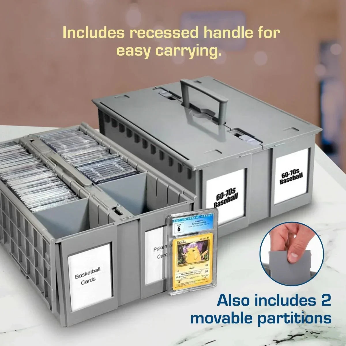 Card Storage | Plastic Bin | Graded Cards | BCW Card Storage BCW