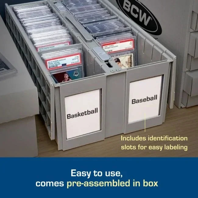 Card Storage | Plastic Bin | Graded Cards | BCW Card Storage BCW