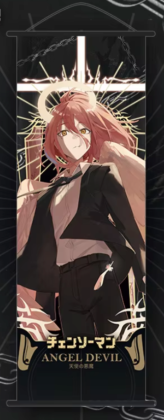 Wall Scroll | Chainsaw Man | Angel Devil | Cross