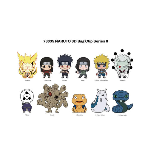 Bag Clip | Naruto 3D Foam Bag Clip | Series 8