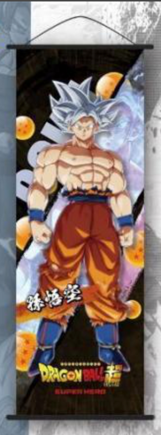 Wall Scroll | Dragon Ball | Goku (Perfected Ultra Instinct)