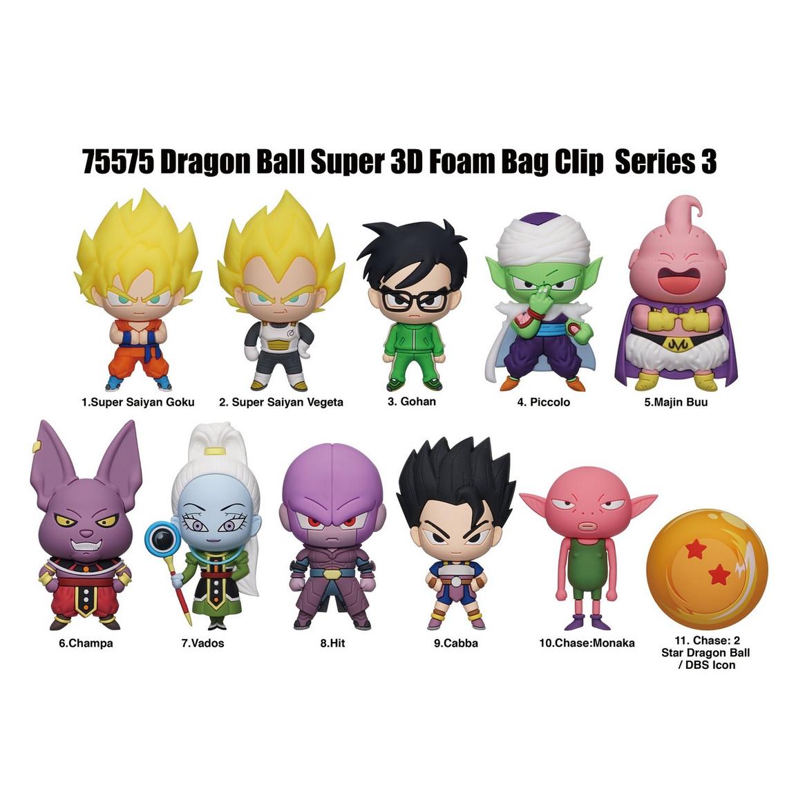 3D Foam Bag Clip | Dragon Ball | Series 3