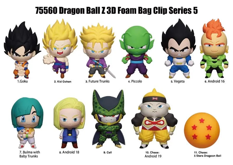 3D Foam Bag Clip | Dragon Ball Z | Series 5