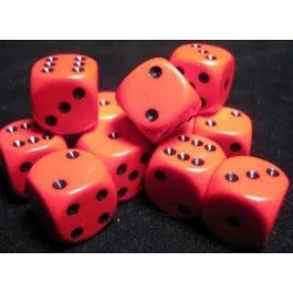 Dice | Chessex | D6 - (16mm) 12 Count Dice Chessex