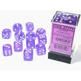 Dice | Chessex | D6 - (16mm) 12 Count Dice Chessex