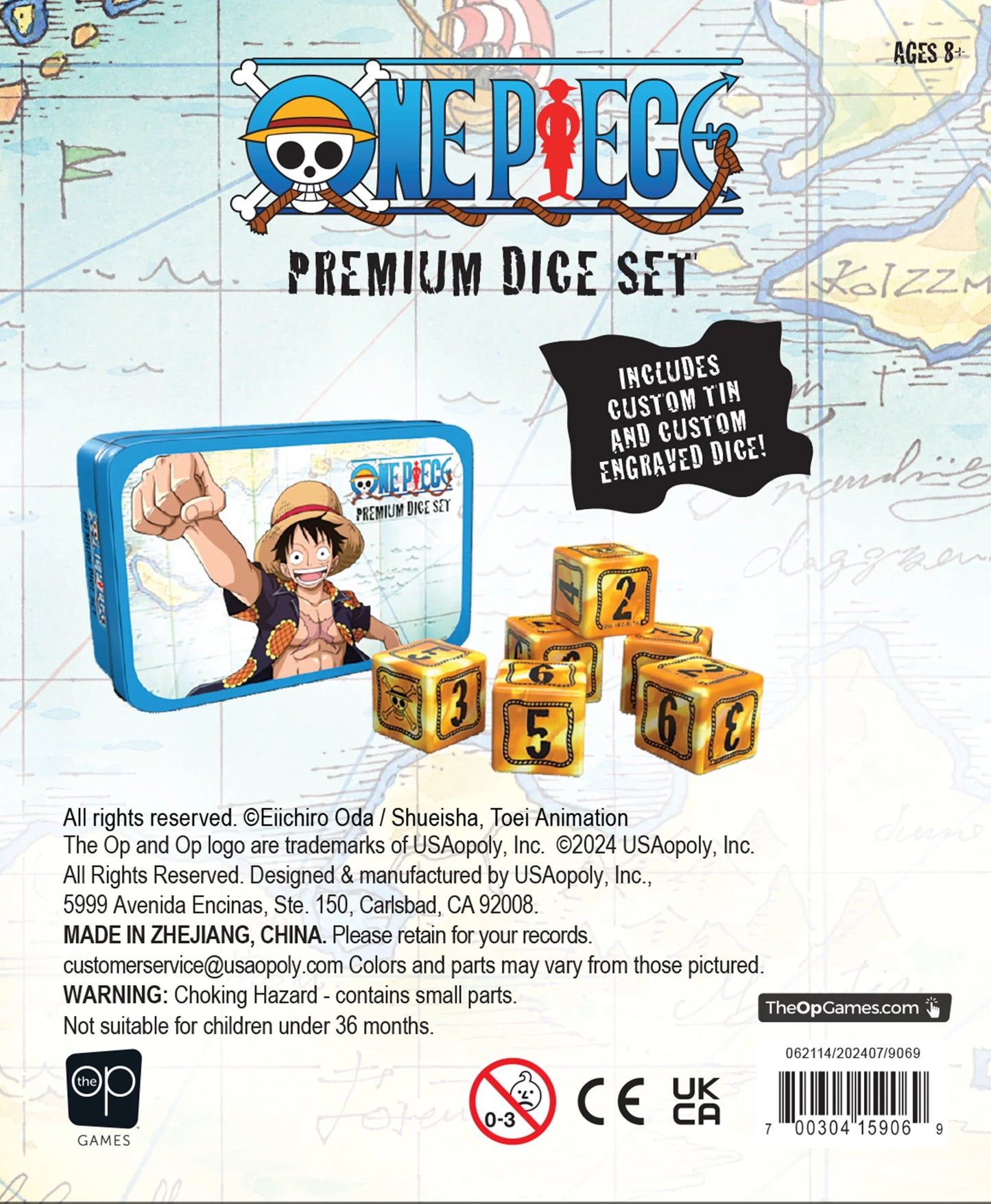 Dice | One Piece | Premium 6 Sided Dice Set Card Accessories Bandai Hobby