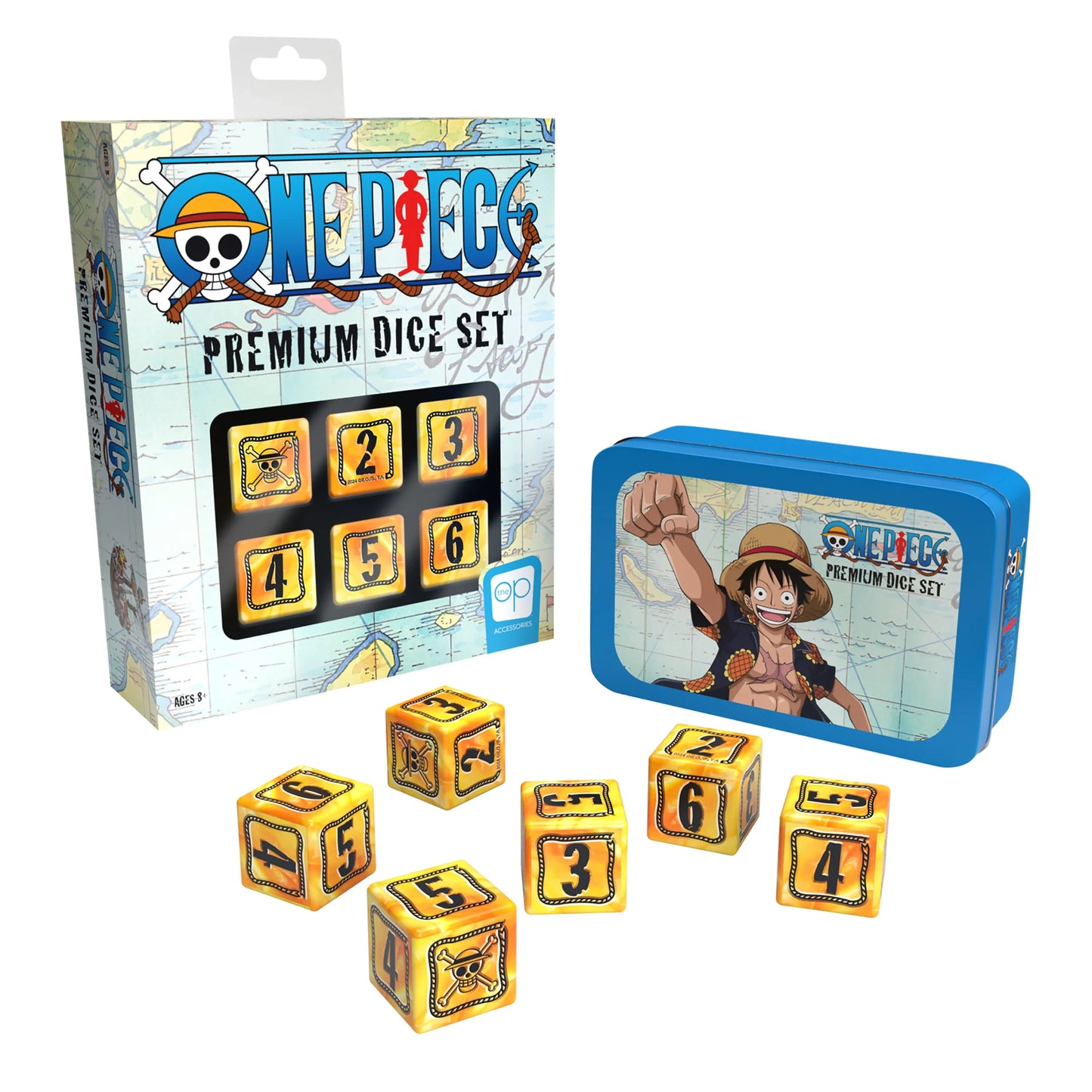 Dice | One Piece | Premium 6 Sided Dice Set Card Accessories Bandai Hobby