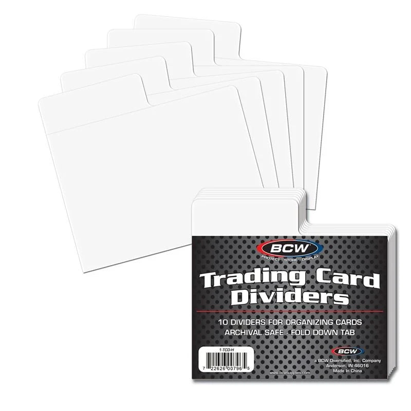 BCW | Trading Card Dividers | Horizontal