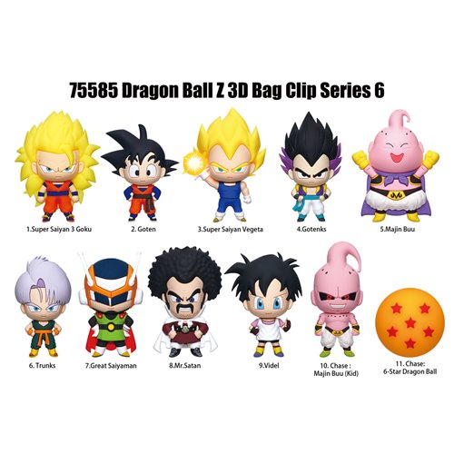 3D Foam Bag Clip | Dragon Ball Z | Series 6