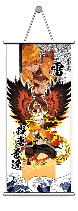 Wall Scroll | Demon Slayer: Kimetsu no Yaiba | Zenitsu