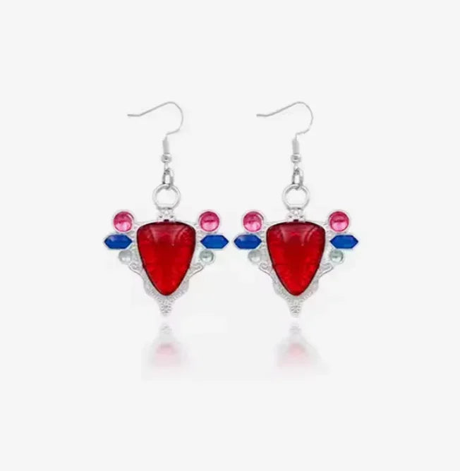 Earring | JoJo's Bizarre Adventure | Red Stone of Aja Earrings Anime Island CA