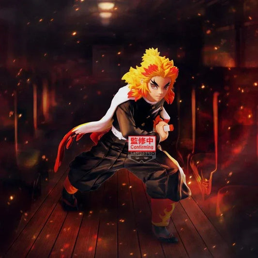 Figure | Demon Slayer: Kimetsu No Yaiba | Kyojuro Rengoku | Banpresto Maximatic Figure Banpresto