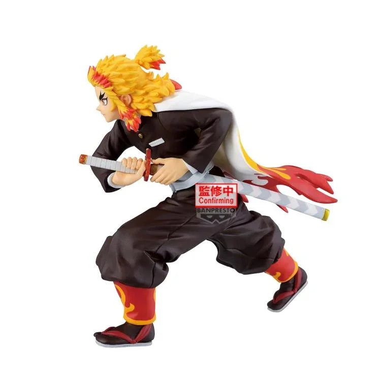 Figure | Demon Slayer: Kimetsu No Yaiba | Kyojuro Rengoku | Banpresto Maximatic Figure Banpresto