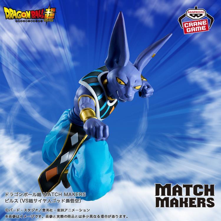 Figure | Dragon Ball | Beerus (vs. Super Saiyan God Son Goku) | Banpresto Match Makers Figure Banpresto