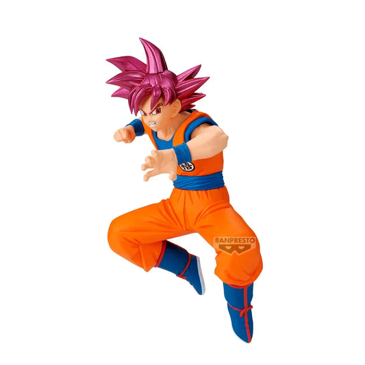 Figure | Dragon Ball | Son Goku Super Saiyan God (vs Beerus) | Banpresto Match Makers Figure Banpresto