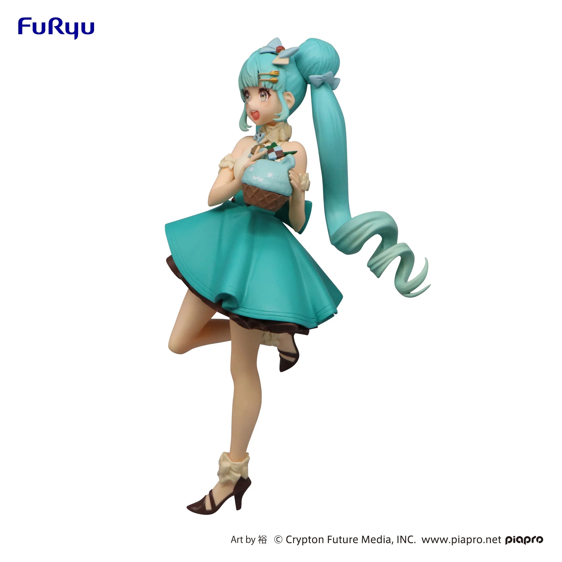 Figure | Hatsune Miku | Chocolate Mint | FuRyu SweetSweets Series Figure FuRyu