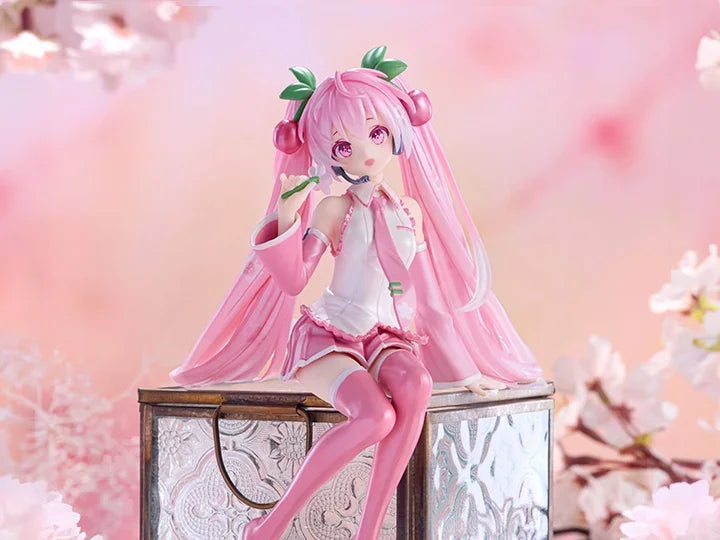 Figure | Hatsune Miku | Sakura Miku 2024 Pearl ver. | FuRyu Noodle Stopper Figure FuRyu