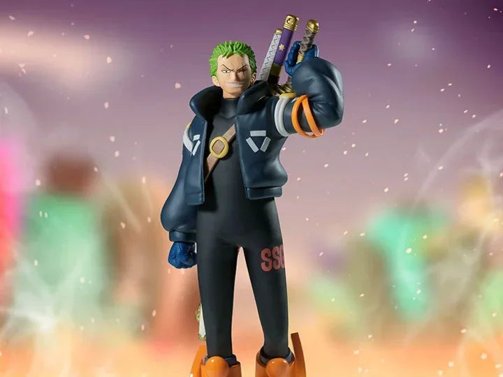 Figure | One Piece | Roronoa Zoro - Egghead Island | Banpresto The Shukko Figure Banpresto
