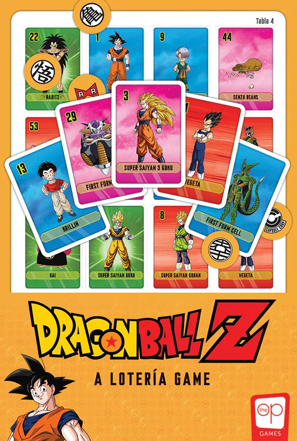 Game | Dragon Ball Z | Loteria Games & Puzzles USAOPOLY