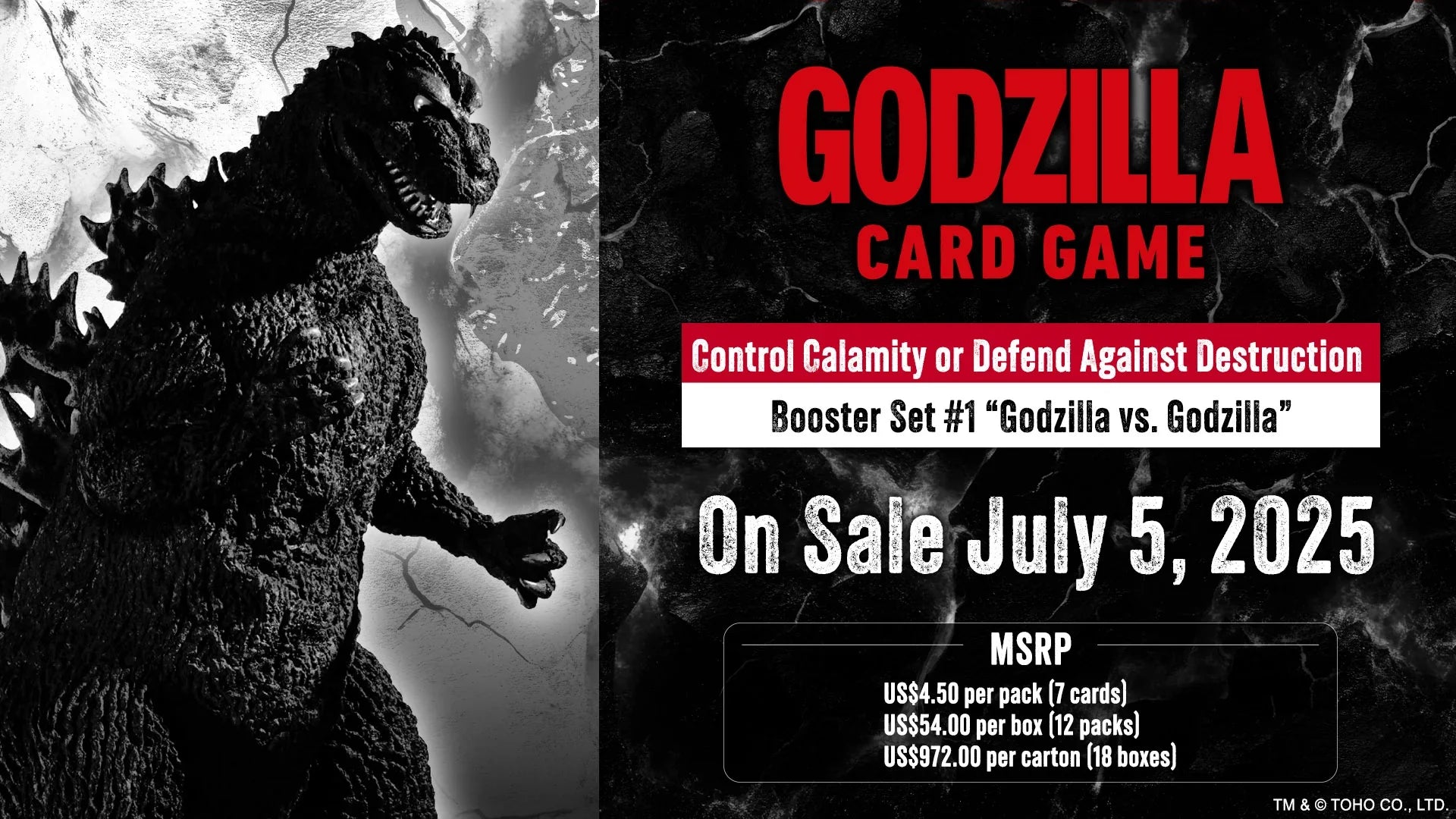 Godzilla TCG | Booster Set #1 Cards Bushiroad