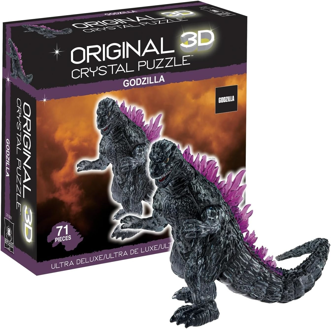 3D Crystal Puzzle | Godzilla