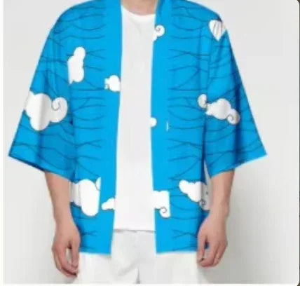 Haori | Demon Slayer: Kimetsu no Yaiba | Kamado Tanjiro - Blue Clouds Cosplay Anime Island CA