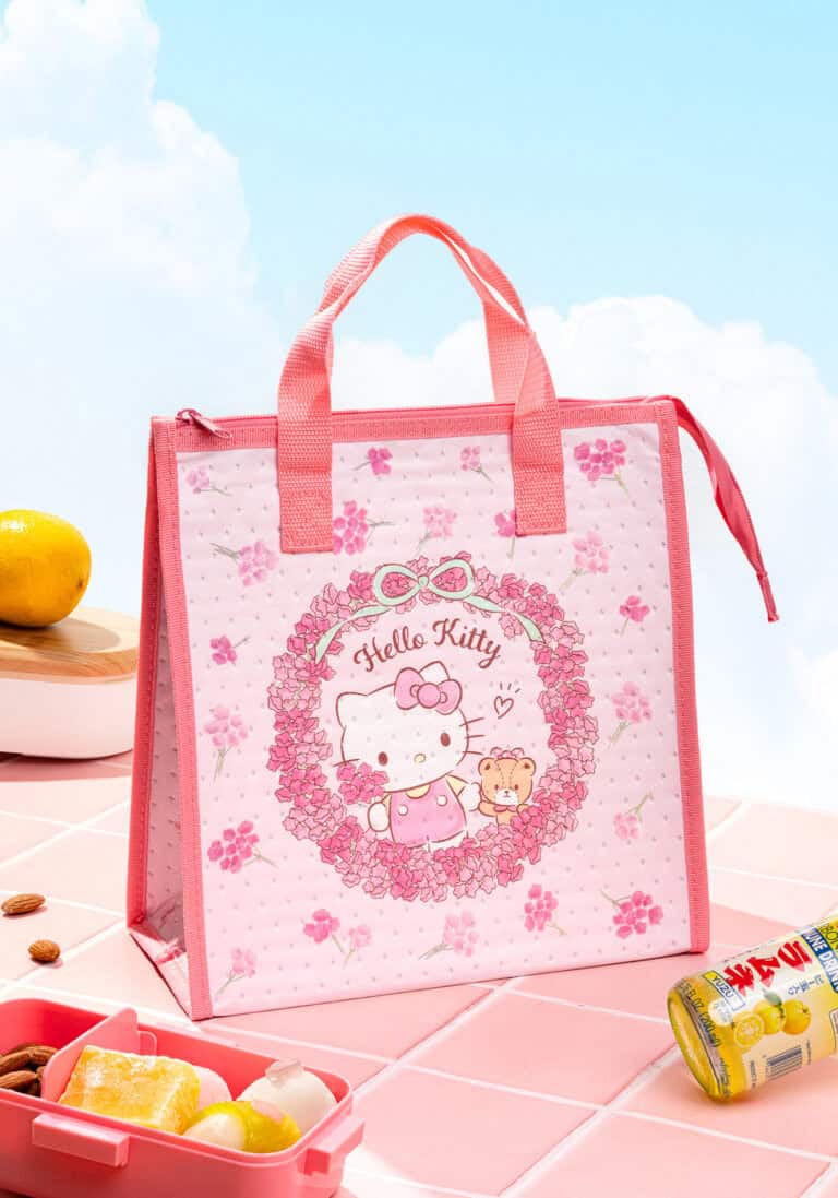 Lunch Bag | Sanrio | Hello Kitty (Floral Wreath) | Insulated