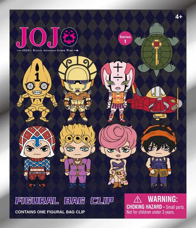 3D Foam Bag Clip | JoJo's Bizarre Adventure: Golden Wind | Series 1