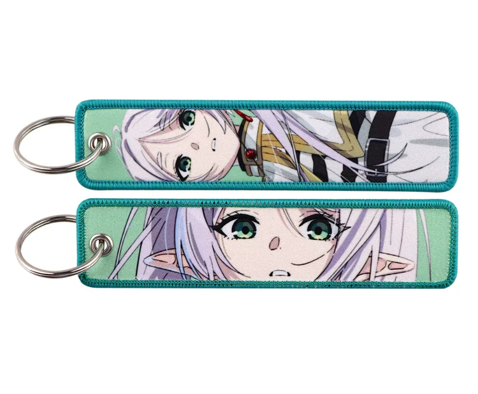 Keychain | Frieren | Embroidered Jet Tag (see variants) Keychain Anime Island CA