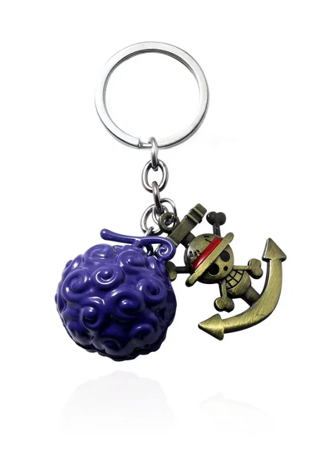 Keychain | One Piece | Devil Fruit | Gomu Gomu (see variants) Keychain Anime Island CA