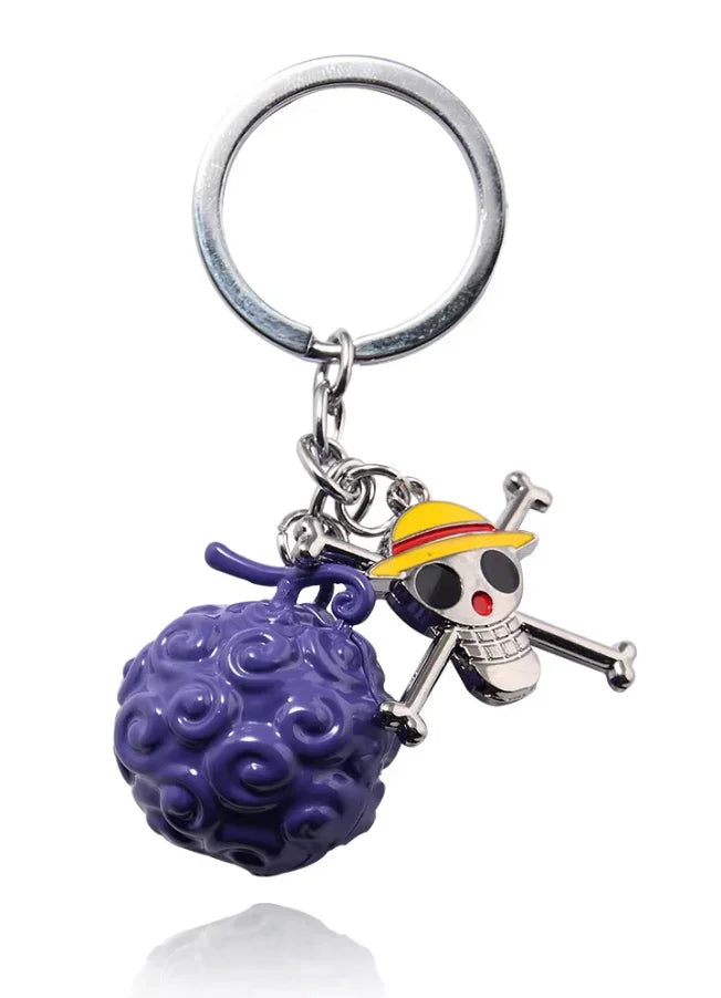 Keychain | One Piece | Devil Fruit | Gomu Gomu (see variants) Keychain Anime Island CA